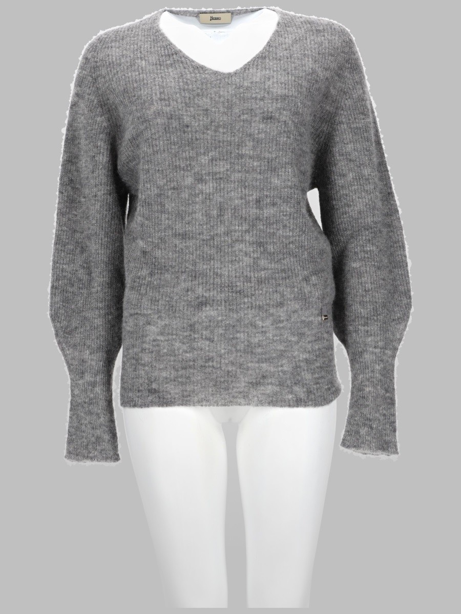 Herno Maglia In Alpaca E Lana