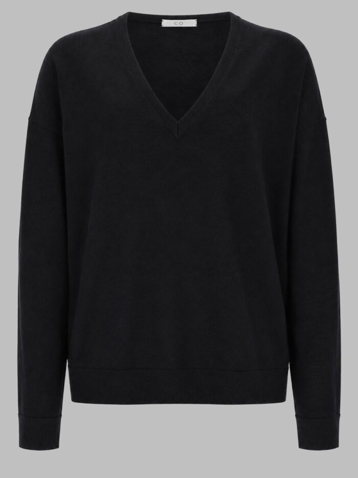 co maglia in cashmere con scollo a v CO MAGLIA IN CASHMERE CON SCOLLO A V