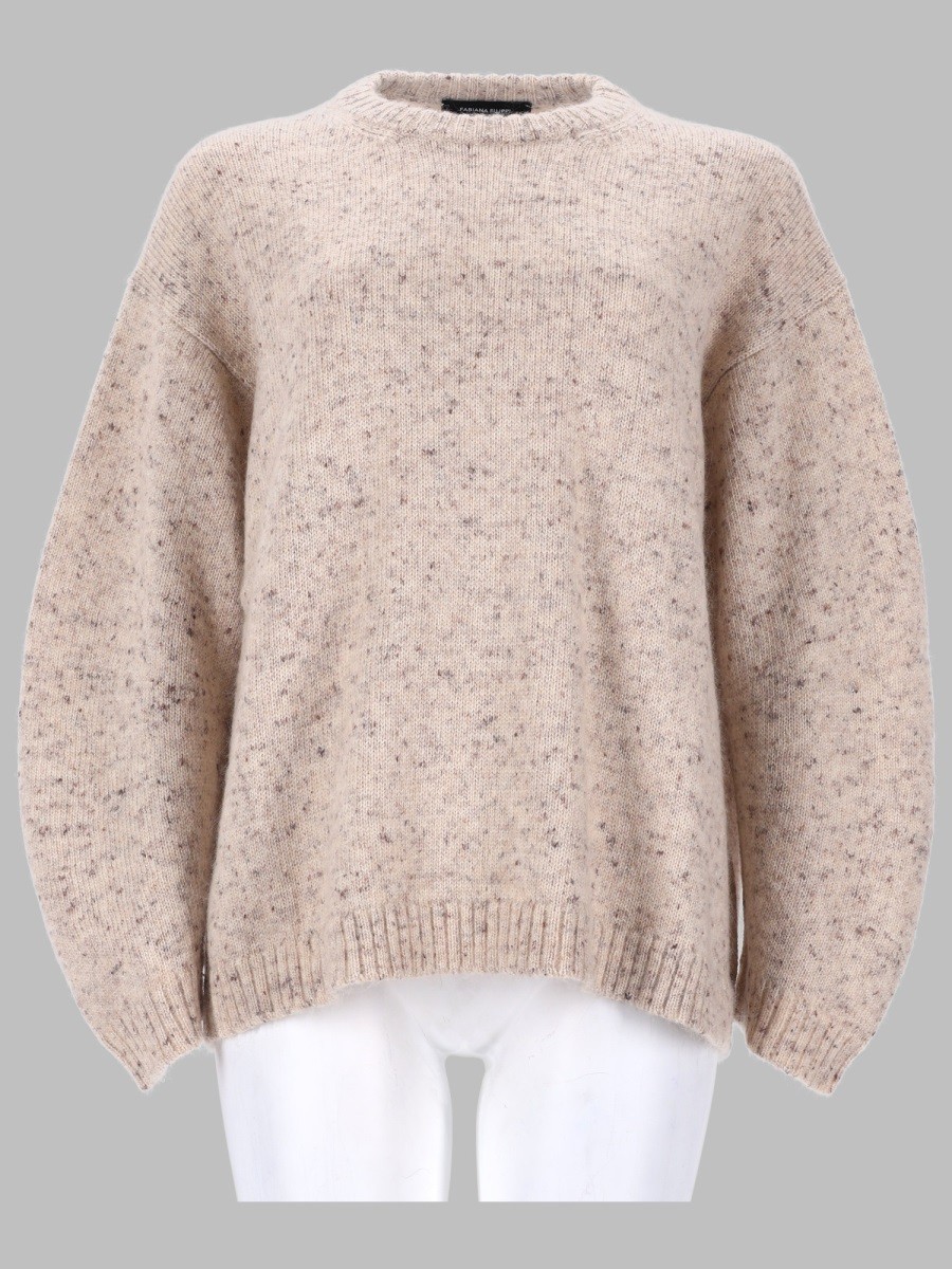 Fabiana Filippi MAGLIA IN FILATO BOTTONATO CON LUREX
