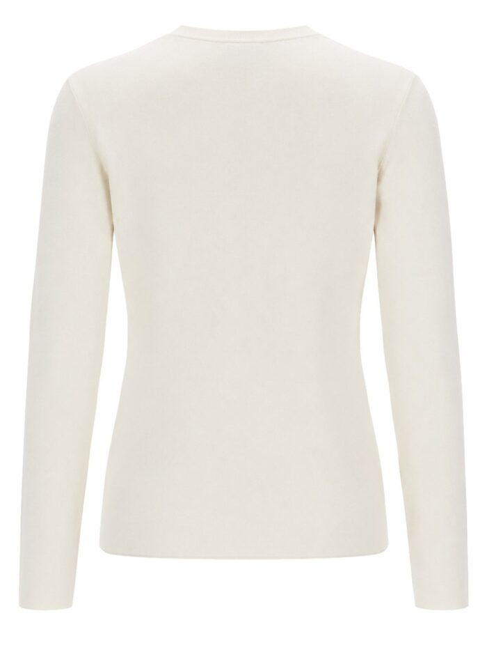 Max Mara Maglia In Filato Di Lana Con Logo A Rilievo
