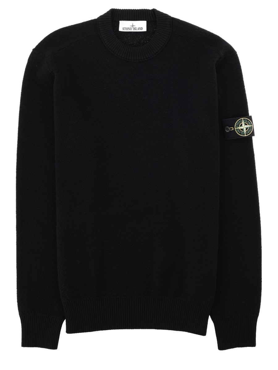 Stone Island MAGLIA IN LANA A COSTINE
