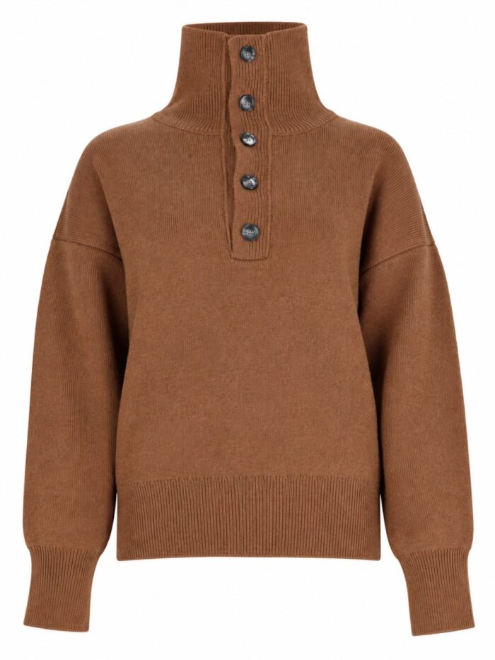 ami paris maglia in lana con bottoni AMI PARIS Maglia In Lana Con Bottoni