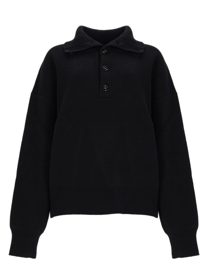 ami paris maglia in lana con bottoni AMI PARIS Maglia In Lana Con Bottoni