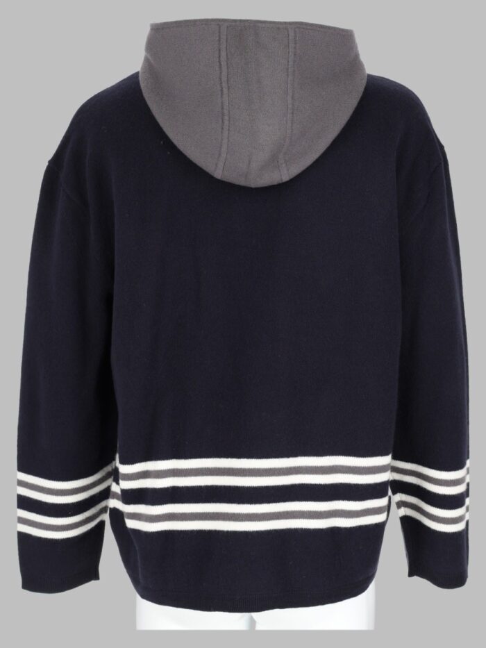 Emporio Armani Maglia In Lana Con Cappuccio