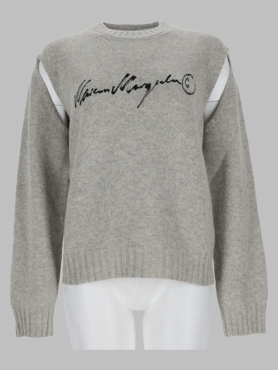 MM6 MAISON MARGIELA Maglia In Lana Con Logo