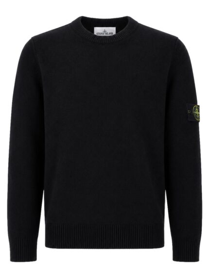 Stone Island MAGLIA IN LANA CON PATCH LOGO