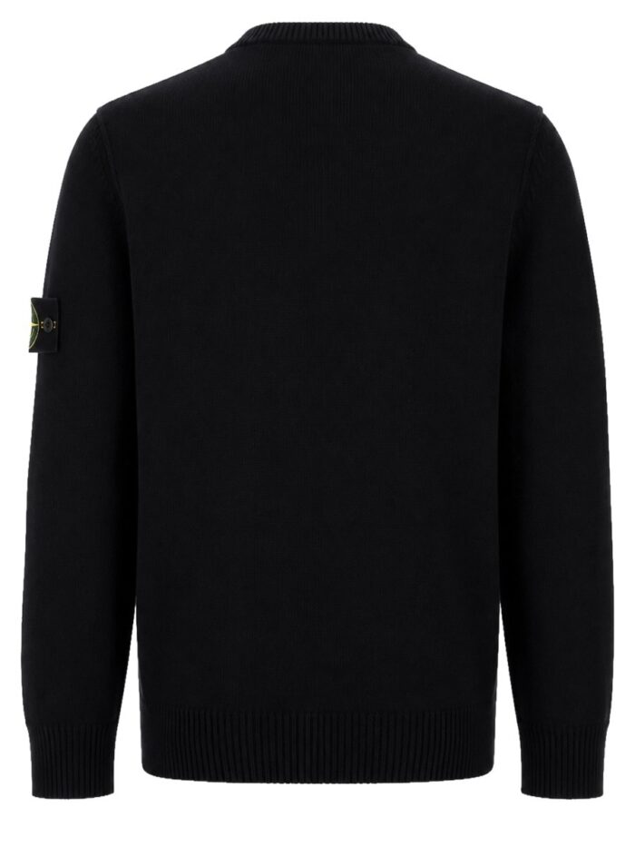 Stone Island MAGLIA IN LANA CON PATCH LOGO