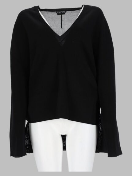 TOM FORD Maglia In Lana Con Scollo A V
