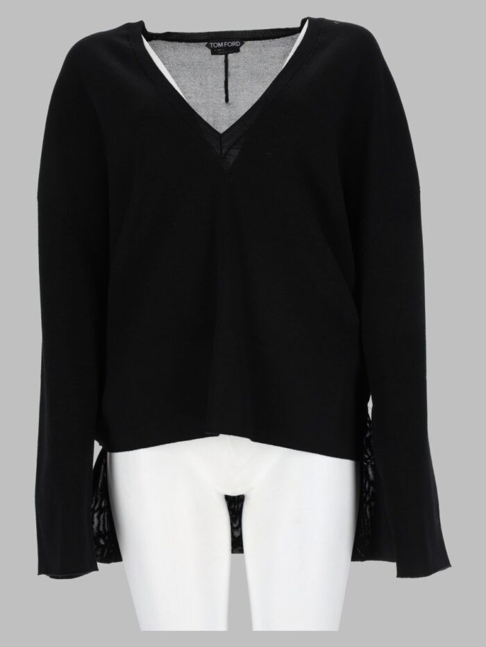 TOM FORD Maglia In Lana Con Scollo A V