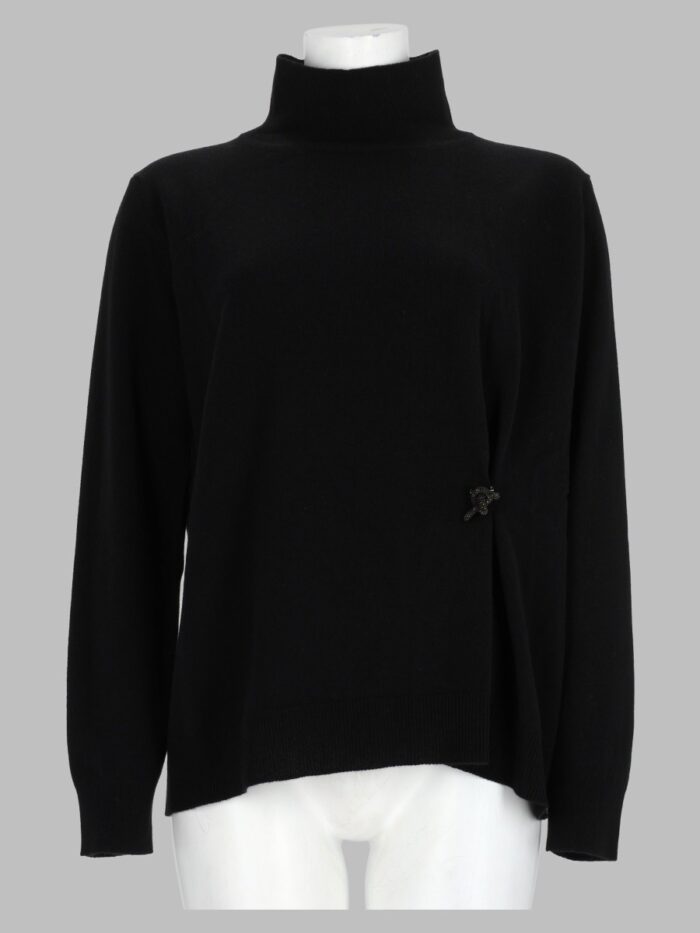 fabiana filippi maglia in lana misto seta e cashmere Fabiana Filippi Maglia In Lana Misto Seta E Cashmere