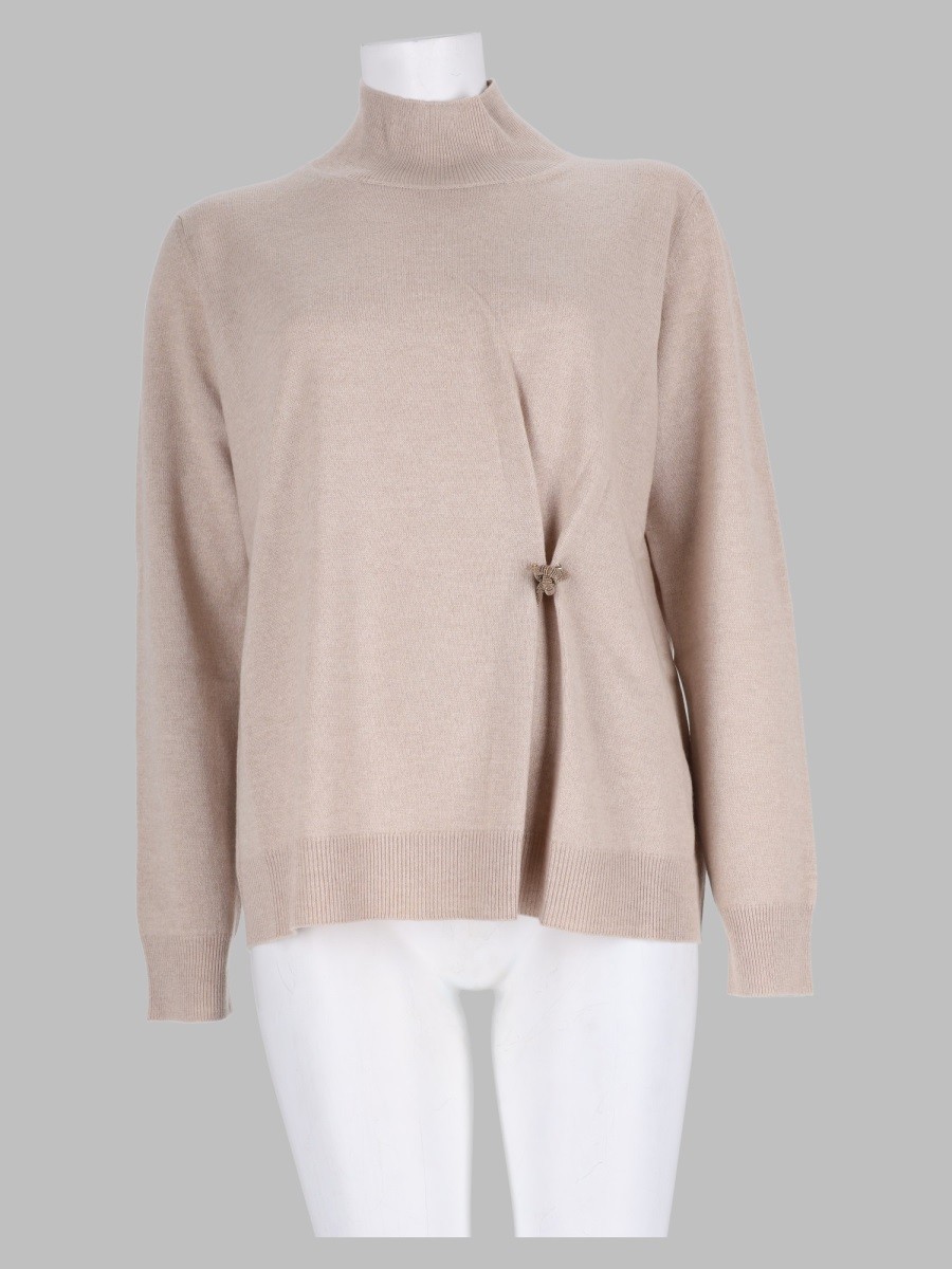 Fabiana Filippi Maglia In Lana Misto Seta E Cashmere