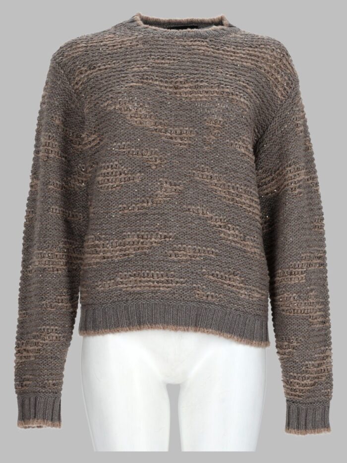Fabiana Filippi Maglia In Misto Lana Con Paillettes