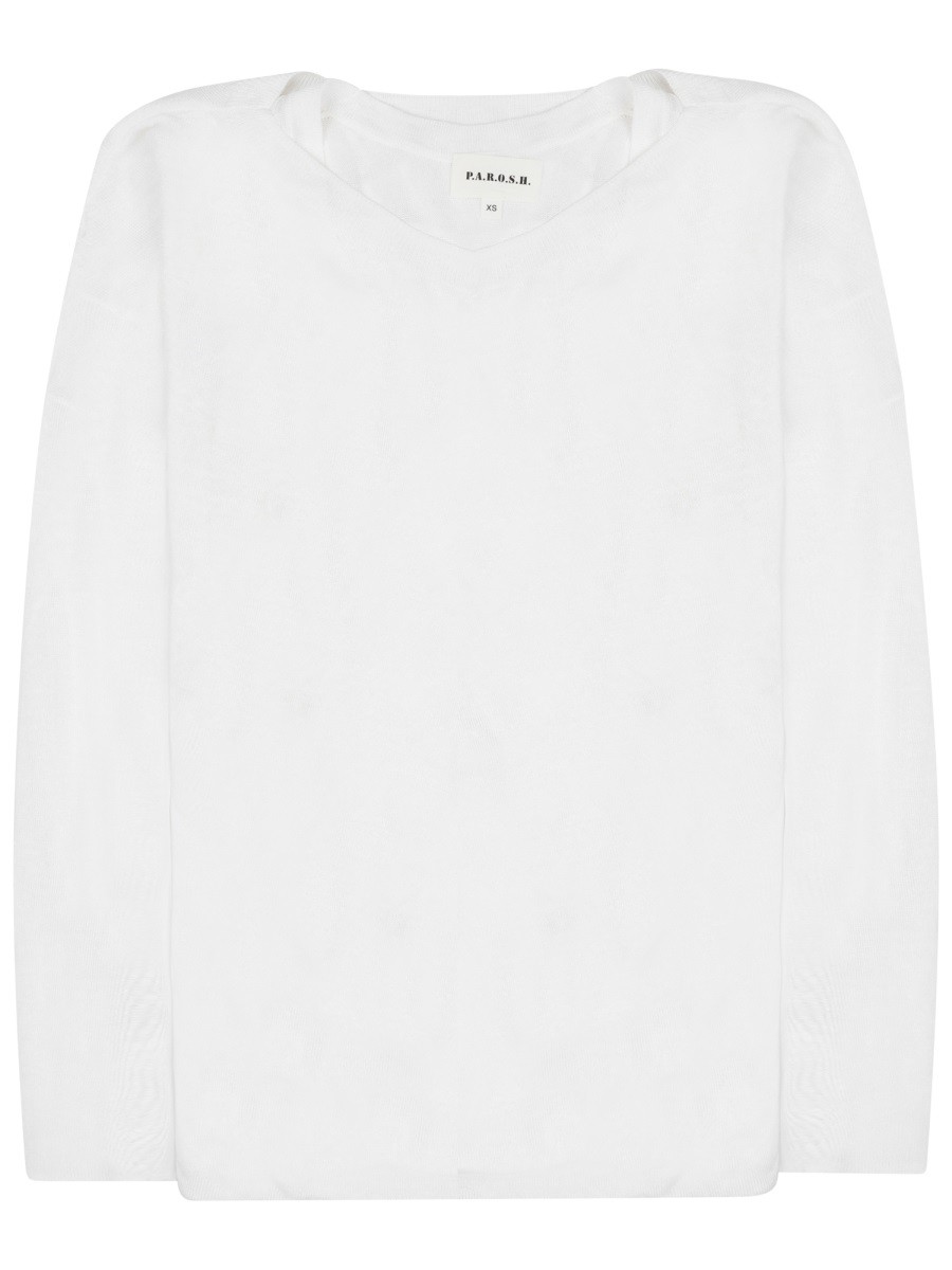 P.A.R.O.S.H. MAGLIA IN MISTO LINO