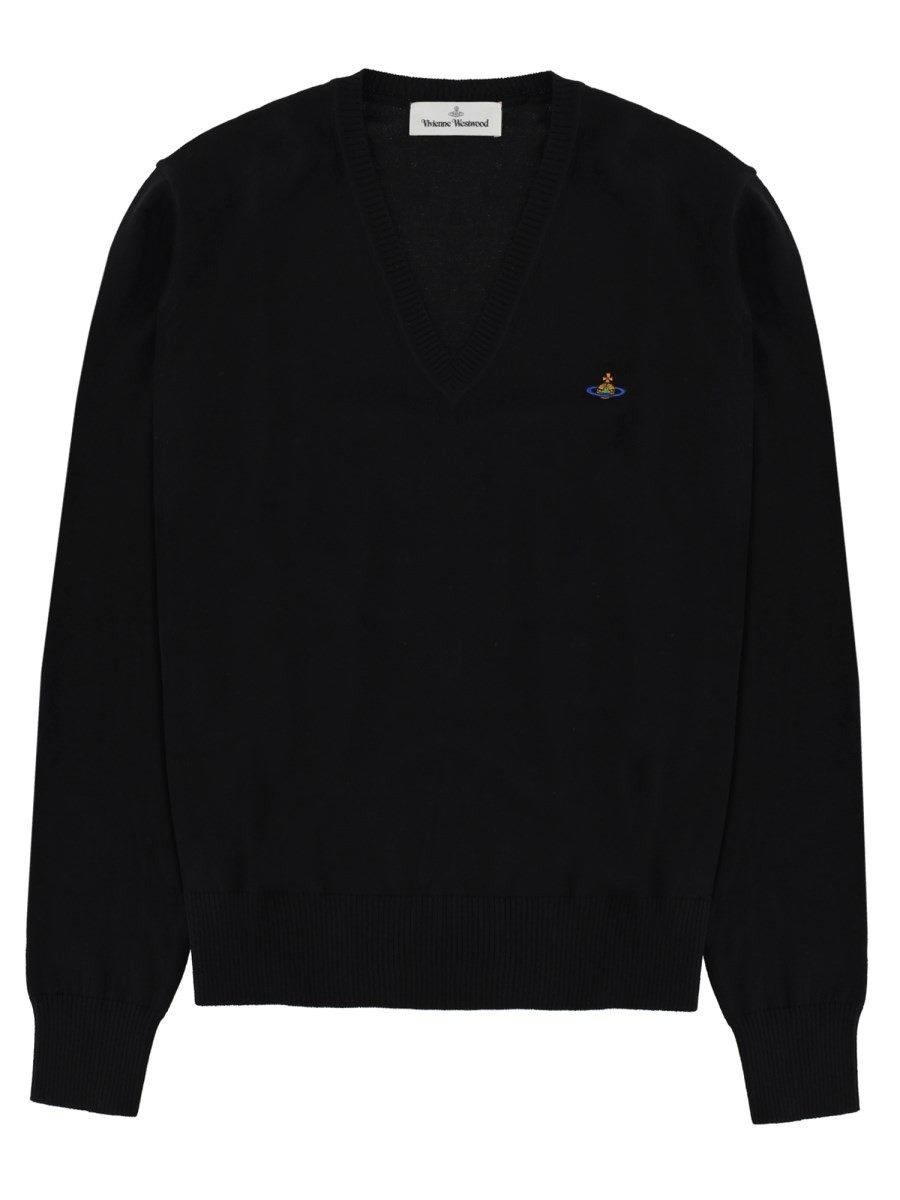 Vivienne Westwood Maglia "Mark" Con Scollo A V