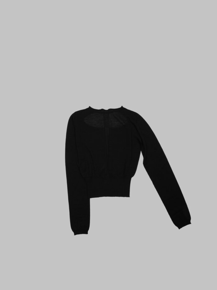 RICK OWENS Maglia "Slashed" Cropped