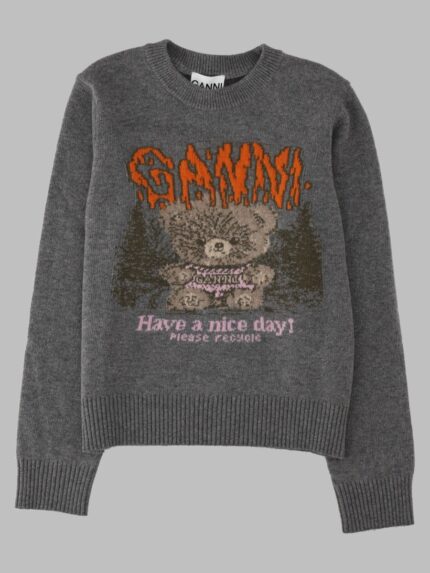 GANNI Maglia "Teddy Forest"