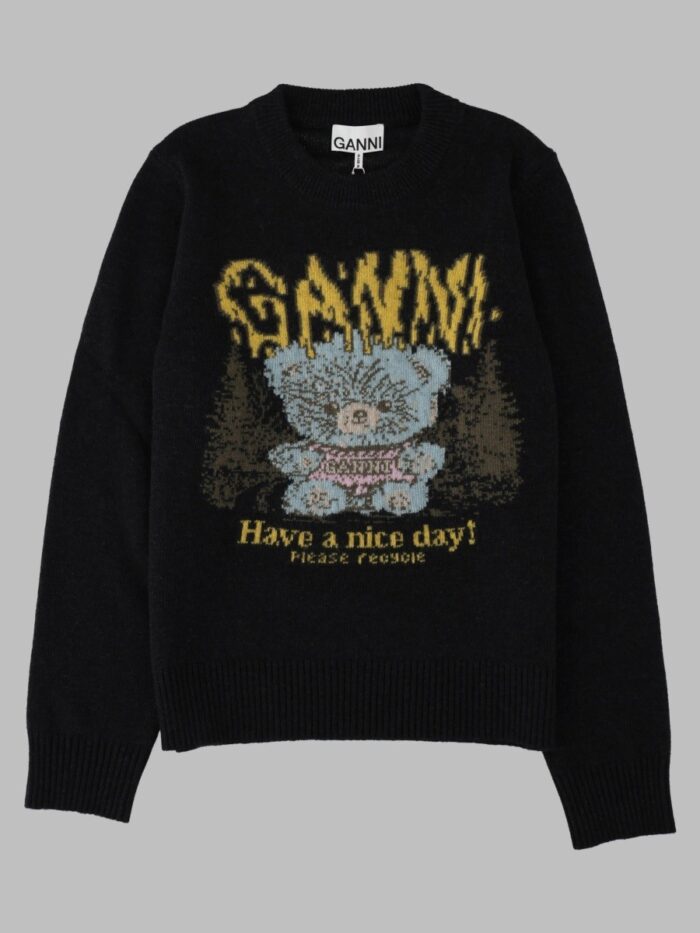 ganni maglia "teddy forest" GANNI Maglia "Teddy Forest"