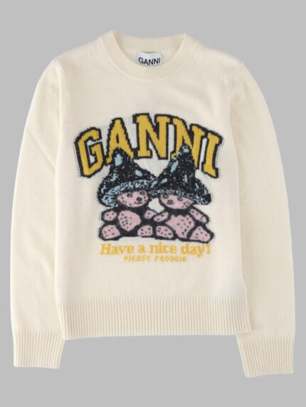 GANNI Maglia "Teddy Mushroom"