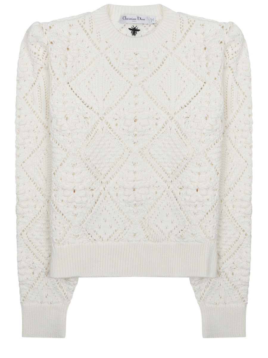 Dior MAGLIA TRAFORATA IN COTONE