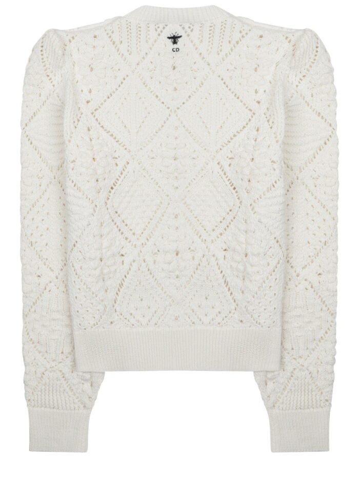 Dior MAGLIA TRAFORATA IN COTONE