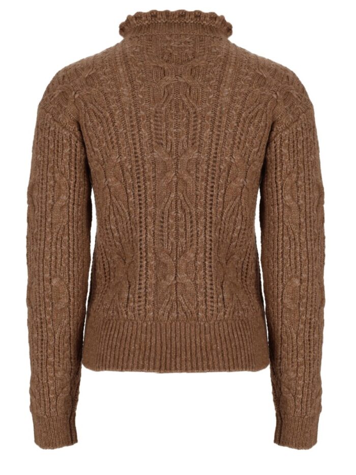 MONCLER GRENOBLE Maglia Traforata In Misto Alpaca