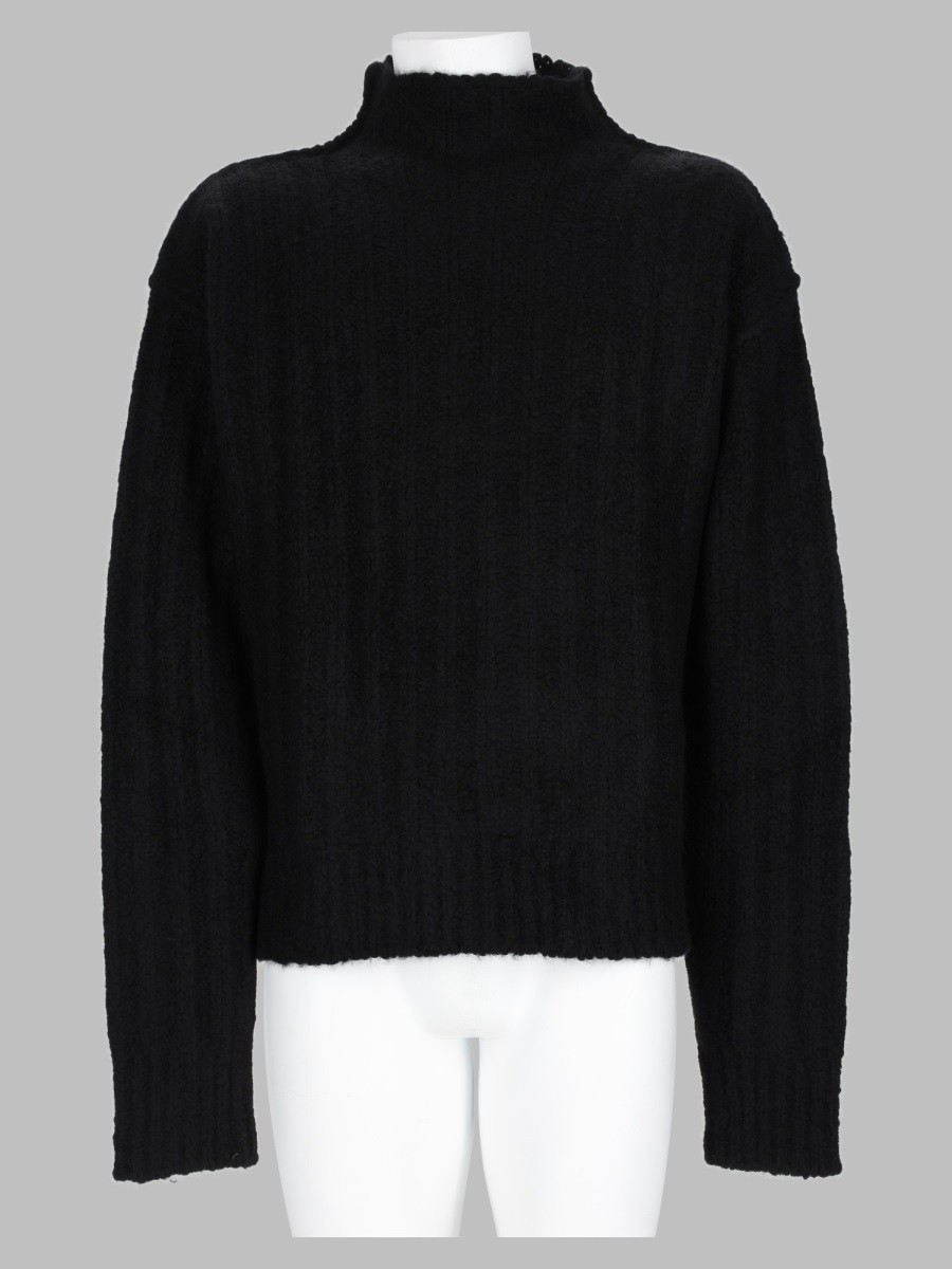 RICK OWENS Maglia "Turtle" In Cashmere E Seta