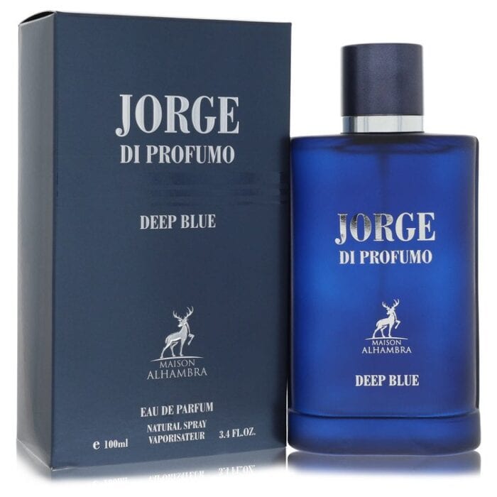 maison alhambra jorge di profumo deep blue by maison alhambra eau de parfum spray 3.4 oz Maison Alhambra Jorge Di Profumo Deep Blue By Maison Alhambra - Eau De Parfum Spray 3.4 Oz - Image 1