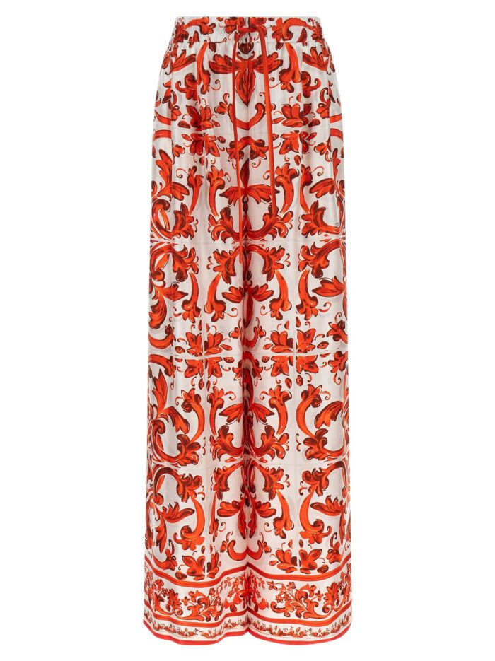 dolce & gabbana 'maiolica' pants Dolce & Gabbana 'Maiolica' Pants