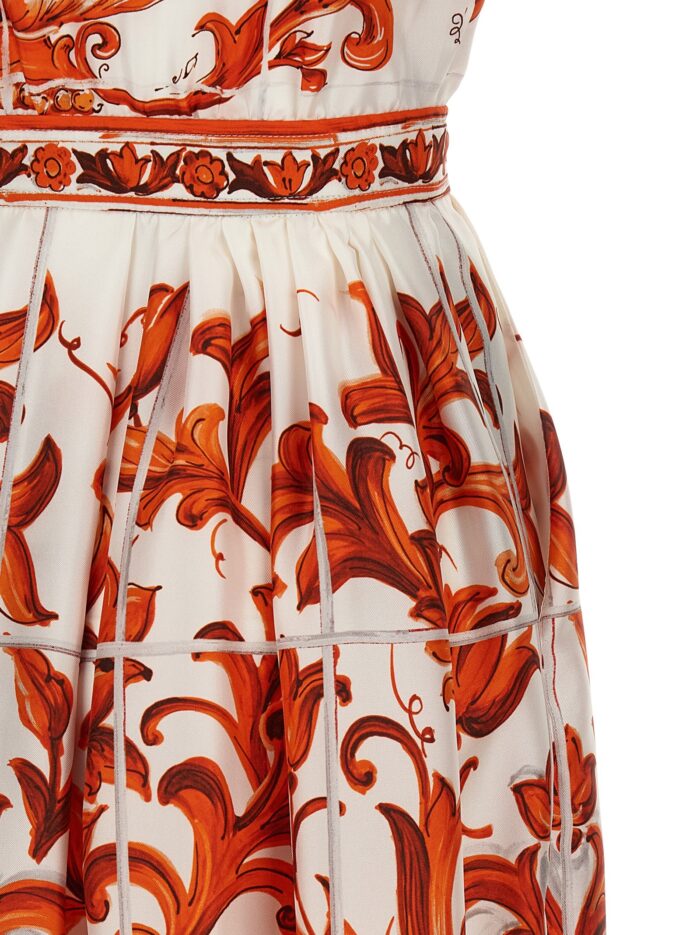 DOLCE&GABBANA 'Maiolica' Print Dress