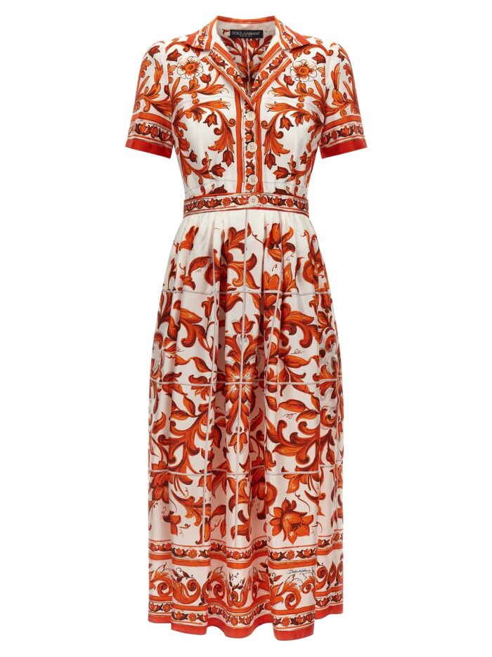 DOLCE&GABBANA 'Maiolica' Print Dress