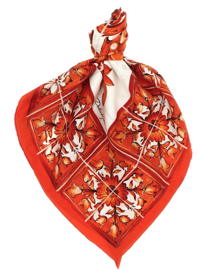 dolce & gabbana 'maiolica' scarf Dolce & Gabbana 'Maiolica' Scarf