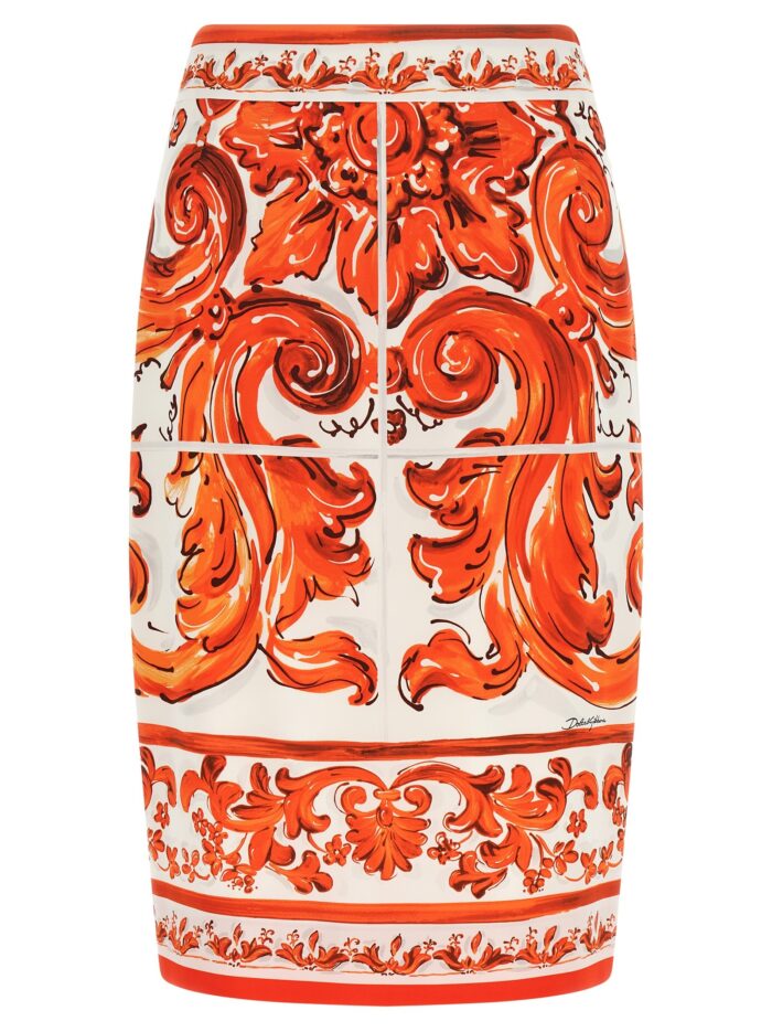 dolce & gabbana 'maiolica' skirt Dolce & Gabbana 'Maiolica' Skirt