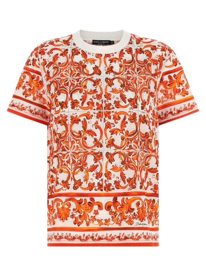dolce & gabbana 'maiolica' t shirt Dolce & Gabbana 'Maiolica' T-shirt