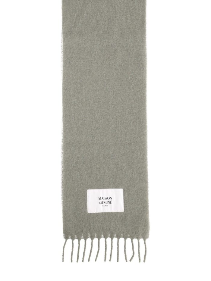 maison kitsune alpaca wool scarf Maison Kitsune ALPACA WOOL SCARF