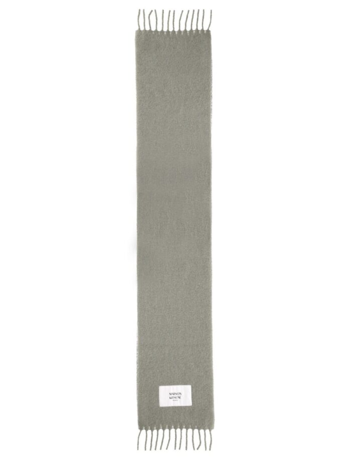 maison kitsune alpaca wool scarf Maison Kitsune ALPACA WOOL SCARF