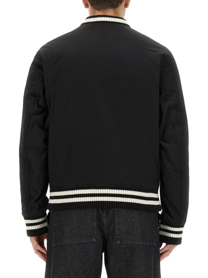 Maison Kitsune BOMBER JACKET WITH LOGO