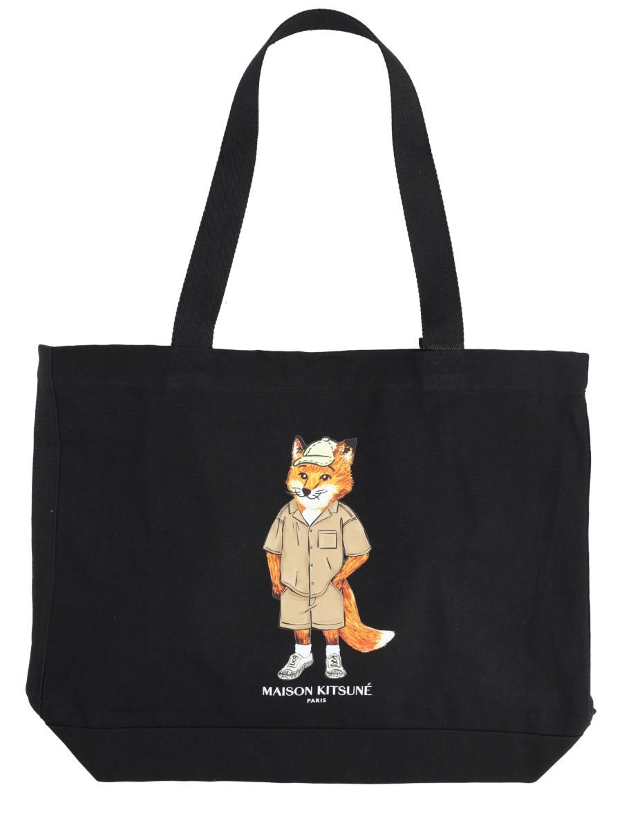 Maison Kitsune BORSA TOTE "DRESSED FOX"