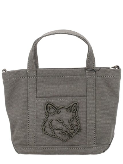 Maison Kitsune BORSA TOTE "FOX HEAD" MINI