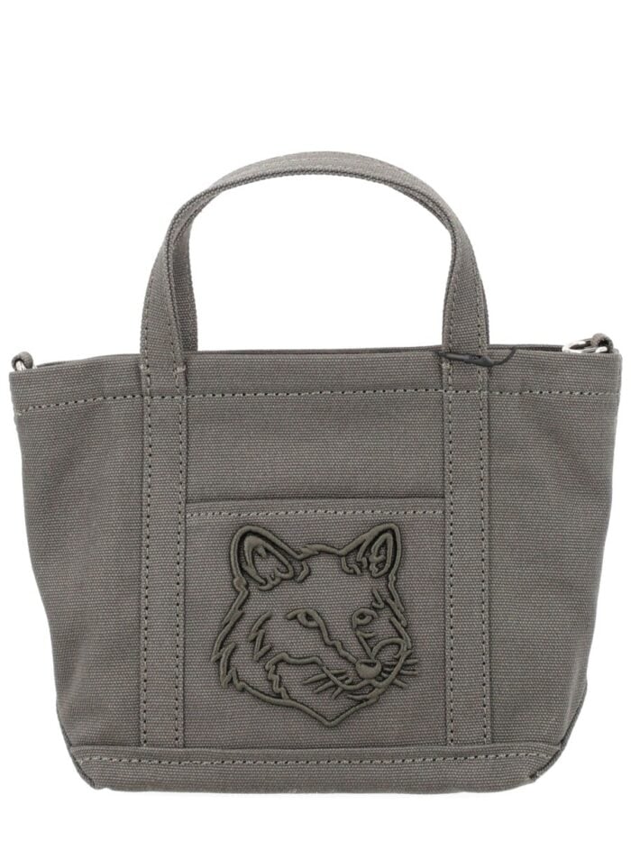 Maison Kitsune BORSA TOTE "FOX HEAD" MINI