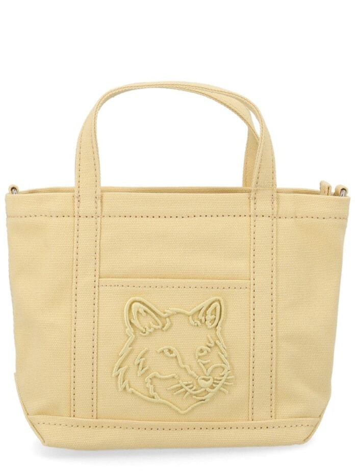 Maison Kitsune BORSA TOTE "FOX HEAD" MINI