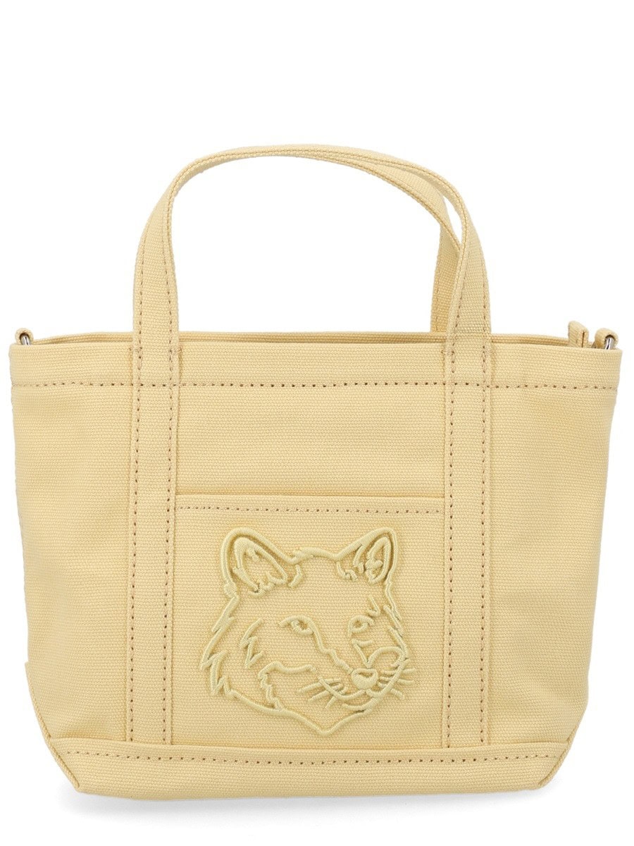 Maison Kitsune BORSA TOTE "FOX HEAD" MINI