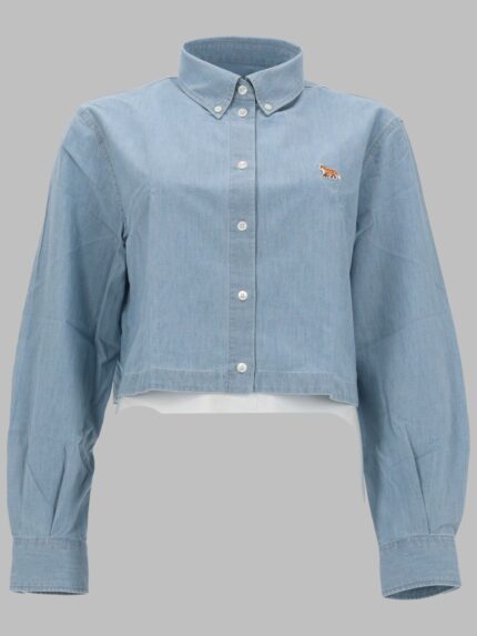 Maison Kitsune CAMICIA CROPPED "BABY FOX"