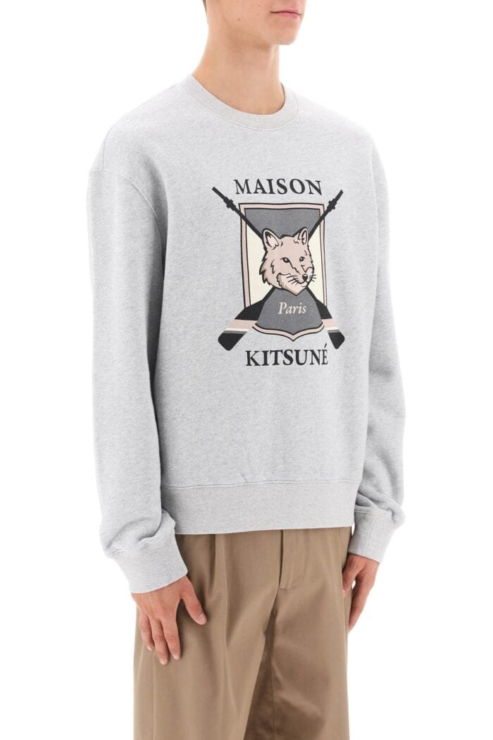 Maison Kitsune College Fox Print Sweatshirt