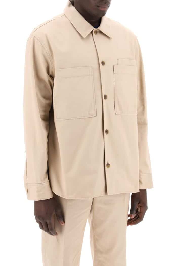 MAISON KITSUNE Cotton Gabardine Overshirt