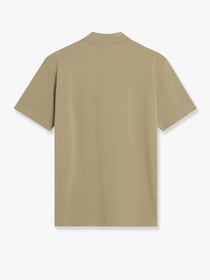 Maison Kitsune Cotton Polo Shirt With Iconic Logo Patch