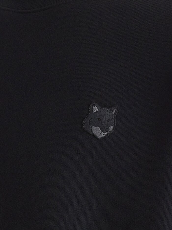 Maison Kitsune Cotton Sweatshirt With Bold Fox Head Patch