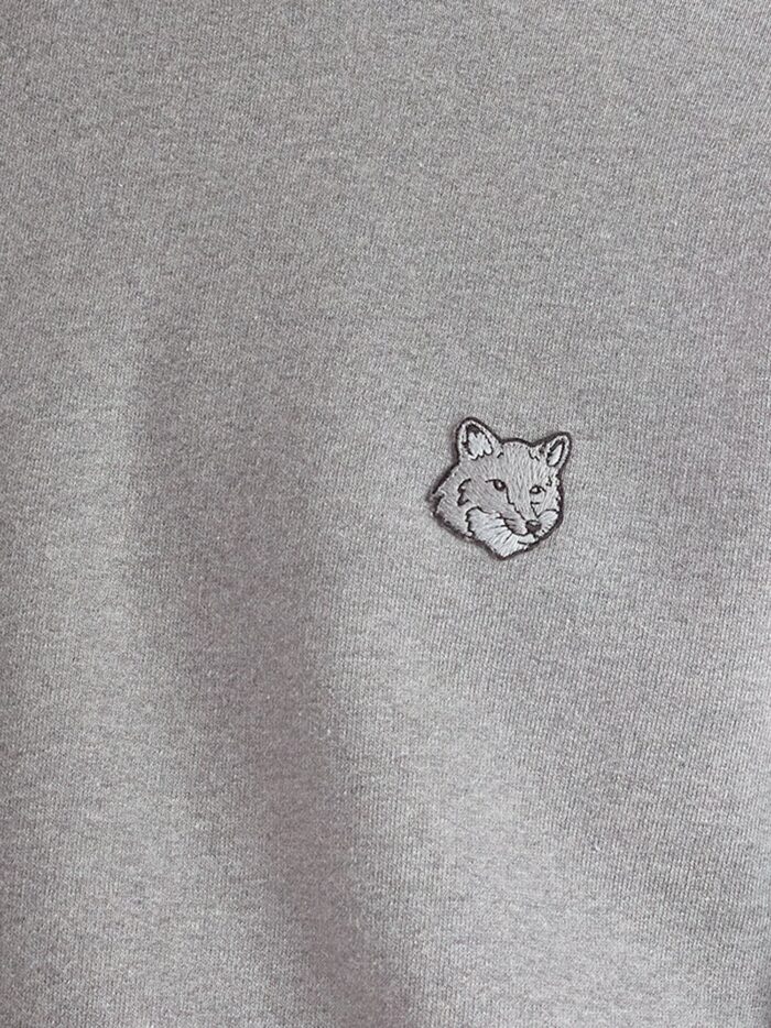 Maison Kitsune Cotton Sweatshirt With Bold Fox Head Patch
