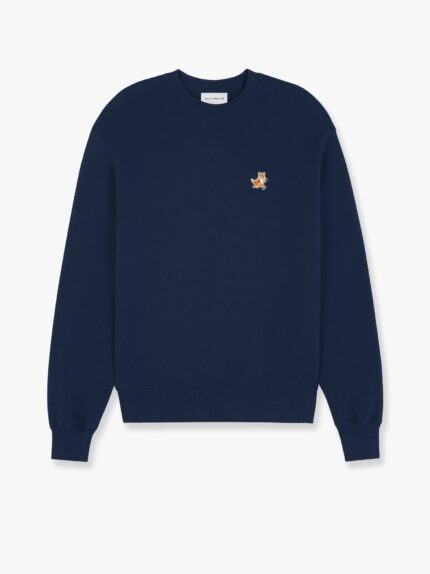 Maison Kitsune Cotton Sweatshirt With Speedy Fox Patch