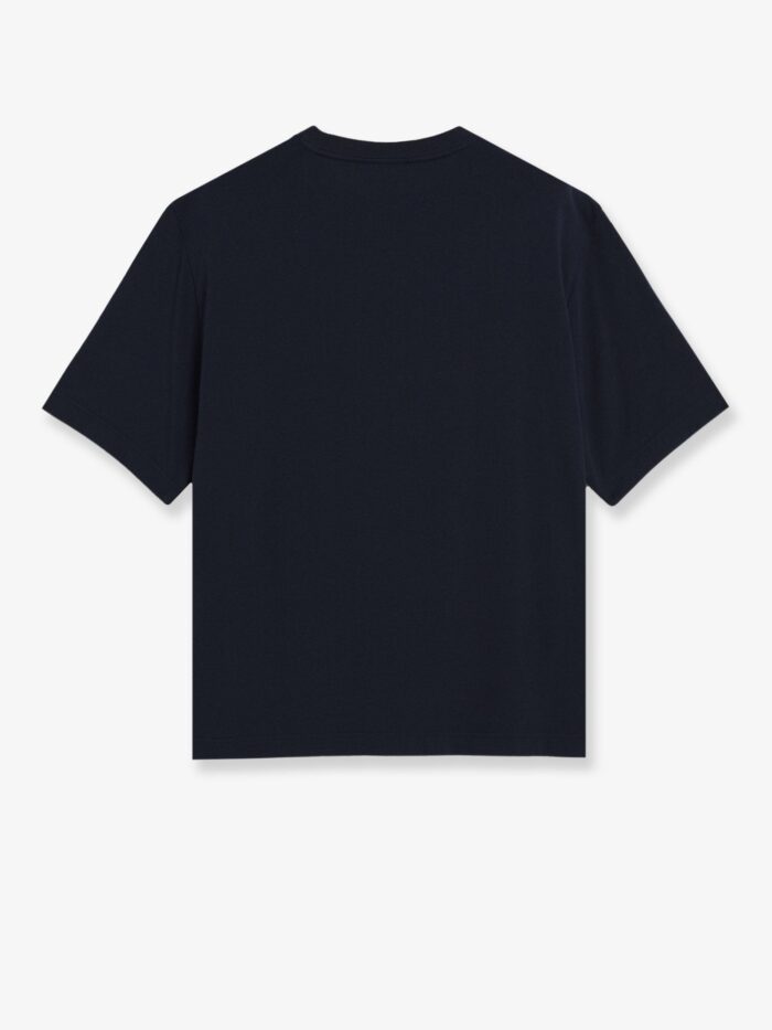Maison Kitsune Cotton T-shirt With Iconic Logo Patch