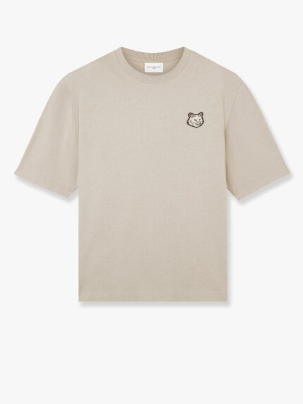 Maison Kitsune Cotton T-shirt With Iconic Patch